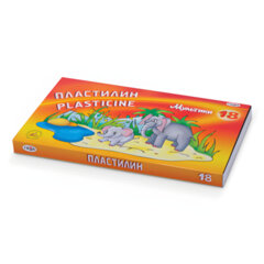 Пластилин ГАММА &laquo;Мультики&raquo;, 18 цветов, 360 г, со стеком, 280028