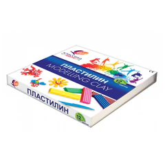 Пластилин классический ЛУЧ &laquo;Классика&raquo;, 12 цветов, 240 г, со стеком, картонная упаковка, 7С331-08