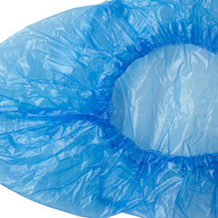 Бахилы КОМПЛЕКТ 100 штук (50 пар) в упаковке, ПРОЧНЫЕ, 40&times;14 см, 4 г, ПНД, LAIMA, 103425