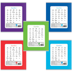 Тетрадь 18 л., ПИФАГОР, линия, офсет №2 ЭКОНОМ, обложка картон 170 г/<wbr/>м<sup>2</sup>, ОДНОТОННАЯ, 104550