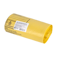 Мешки для мусора медицинские КОМПЛЕКТ 50 шт., класс Б (желтые), 80 л, 70&times;80 см, 14 мкм