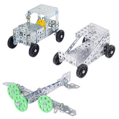 Конструктор металлический ЮНЛАНДИЯ &laquo;Для уроков труда №1&raquo;, развивающий, 206 элементов, 104679