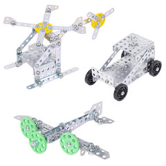 Конструктор металлический ЮНЛАНДИЯ &laquo;Для уроков труда №2&raquo;, развивающий, 290 элементов, 104680