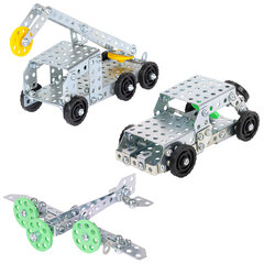 Конструктор металлический ЮНЛАНДИЯ &laquo;Для уроков труда №3&raquo;, развивающий, 292 элемента, 104681