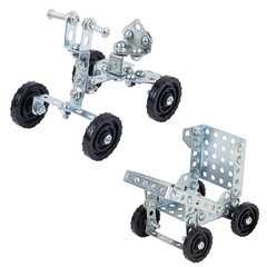 Конструктор металлический ЮНЛАНДИЯ &laquo;Для уроков труда №5&raquo;, развивающий, 155 элементов, 104683