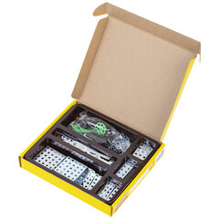 Конструктор металлический ЮНЛАНДИЯ &laquo;Для уроков труда №6&raquo;, развивающий, 146 элементов, 104684