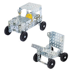 Конструктор металлический ЮНЛАНДИЯ &laquo;Для уроков труда №6&raquo;, развивающий, 146 элементов, 104684