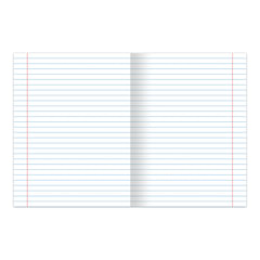 Тетрадь 12 л. BRAUBERG КЛАССИКА, линия, обложка картон, ЗЕЛЕНАЯ, 104726