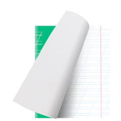 Тетрадь 12 л. BRAUBERG ЭКО "5-КА", косая линия, обложка картон 170 г/м2, ЗЕЛЕНАЯ, 104762