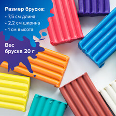 Пластилин классический ЛУЧ &laquo;Классика&raquo;, 24 цвета, 480 г, со стеком, картонная упаковка, 28С 1642-08