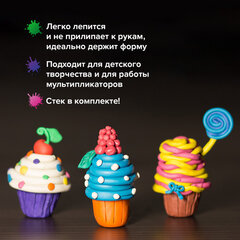 Пластилин классический ЛУЧ &laquo;Классика&raquo;, 24 цвета, 480 г, со стеком, картонная упаковка, 28С 1642-08