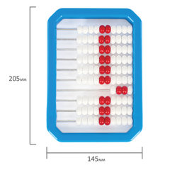 Счеты детские ЮНЛАНДИЯ &laquo;Обучение счету и развитие моторики!&raquo;, упаковка с европодвесом, 104920