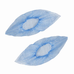 Бахилы КОМПЛЕКТ 100 штук (50 пар) в упаковке, ЭКОНОМ, размер 40&times;14 см, 1,8 г, ПНД, ЛЮБАША, 104978