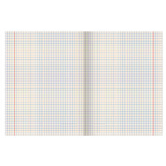 Тетрадь ЗЕЛЁНАЯ обложка 18 л., клетка с полями, офсет №2 ЭКОНОМ, &laquo;ПИФАГОР&raquo;, 104986