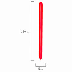 Шары воздушные для моделирования ЗОЛОТАЯ СКАЗКА, 2&times;60" (5&times;150 см), КОМПЛЕКТ 10 штук с насосом, ассорти, 105009
