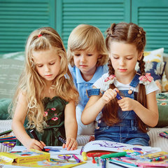 Альбом для рисования, А4, 40 листов, скоба, обложка картон, ЮНЛАНДИЯ, 202&times;285 мм, &laquo;Ламы&raquo; (1 вид), 105089