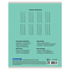 Тетрадь 18 л. BRAUBERG &laquo;ЭКО&raquo;, клетка, обложка картон 170 г/<wbr/>м<sup>2</sup>, ЗЕЛЕНАЯ ПАСТЕЛЬНАЯ, 105675
