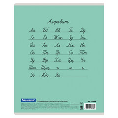 Тетрадь 12 л. BRAUBERG &laquo;КЛАССИКА NEW&raquo;, косая линия, обложка картон, ЗЕЛЕНАЯ, 10568