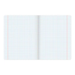 Тетрадь 18 л. BRAUBERG КЛАССИКА NEW клетка, обложка картон, СИНЯЯ, 105699