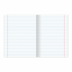 Тетрадь 24 л. BRAUBERG КЛАССИКА NEW линия, обложка картон, ЗЕЛЕНАЯ, 105705