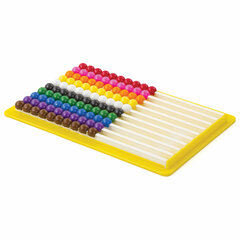 Счеты детские ЮНЛАНДИЯ &laquo;Обучение счету и развитие моторики!&raquo;, 230&times;150 мм, с подставкой, 105858