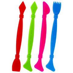 Пластилин в боксе ЮНЛАНДИЯ &laquo;ЮНЛАНДИК В ЗООПАРКЕ&raquo;, 12 цветов, 620 г, скалка, 4 стека, 8 формочек, 105866