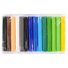 Пластилин в боксе ЮНЛАНДИЯ &laquo;ПОДВОДНЫЙ МИР&raquo;, 24 цвета, 800 г, скалка, стек, 5 формочек, 105867