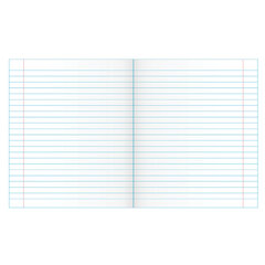 Тетрадь ЗЕЛЁНАЯ обложка 24 л., линия с полями, офсет, &laquo;ПЗБМ&raquo;, 19841