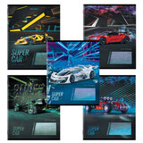 Тетрадь 12 л. BRAUBERG, клетка, обложка картон, "SUPER CAR", 106465