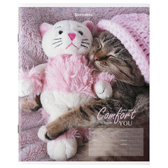 Тетрадь 24 л. BRAUBERG клетка, обложка картон, &laquo;ПИТОМЦЫ&raquo;, 106485