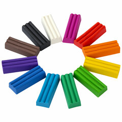 Пластилин классический ПИФАГОР &laquo;ЭНИКИ-БЕНИКИ СУПЕР&raquo;, 12 цветов, 120 г, стек, 106505