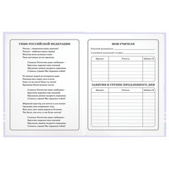 Дневник 1-4 класс 48 л., твердый, ЮНЛАНДИЯ, глянцевая ламинация, с подсказом, &laquo;Совушка&raquo;, 106594