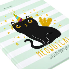 Дневник 1-11 класс 48 л., твердый, BRAUBERG, блестки, с подсказом, &laquo;Котик&raquo;, 106606