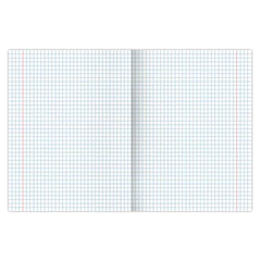 Тетради 18 л. КОМПЛЕКТ 10 шт. BRAUBERG КЛАССИКА, клетка, обложка картон, СИНЯЯ, 106658