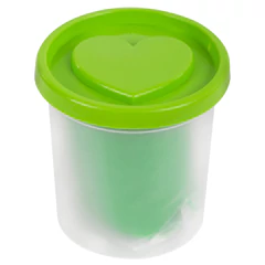 Пластилин-тесто для лепки BRAUBERG KIDS, 4 цвета, 560 г, яркие неоновые цвета, крышки-штампики, 106716