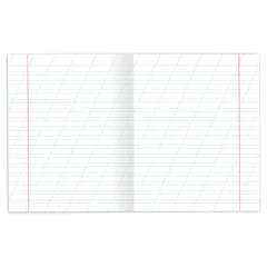 Тетради ДЭК 12 л. КОМПЛЕКТ 10 шт. с ЗЕЛЁНОЙ обложкой, ЮНЛАНДИЯ, косая линия, 106748