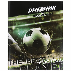 Дневник 1-11 класс 40 л., на скобе, ПИФАГОР, обложка картон, &laquo;Футбол&raquo;, 106817