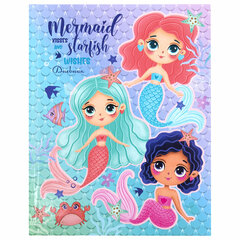 Дневник 1-4 класс 48 л., твердый, ЮНЛАНДИЯ, глянцевая ламинация, с подсказом, &laquo;Русалочка&raquo;, 106824