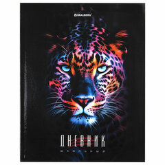 Дневник 5-11 класс 48 л., гибкая обложка, BRAUBERG, глянцевая ламинация, с подсказом, &laquo;Гепард&raquo;, 106862