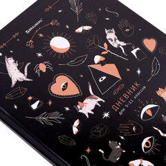 Дневник 5-11 класс 48 л., твердый, BRAUBERG, глянцевая ламинация, с подсказом, &laquo;Astro cats&raquo;, 106868