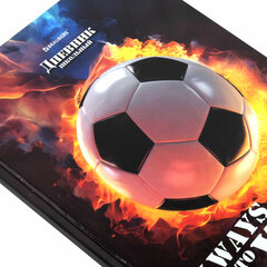 Дневник 5-11 класс 48 л., твердый, BRAUBERG, глянцевая ламинация, с подсказом, &laquo;Футбол&raquo;, 106880