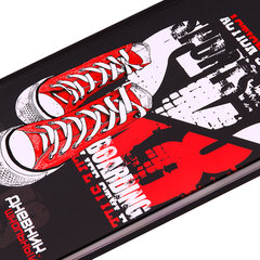 Дневник 5-11 класс 48 л., твердый, BRAUBERG, выборочный лак, с подсказом, &laquo;Кеды&raquo;, 106889