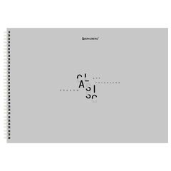 Альбом для рисосвания ДЭК А4 40 л., 160 г/<wbr/>м<sup>2</sup>, гребень, обложка картон, BRAUBERG, 205&times;290 мм, &laquo;Classic&raquo;, 107032