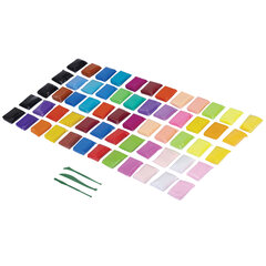 Пластилин супер лёгкий воздушный застывающий 60 штук (36 цветов + 2&times;12 базовых), 510 г, 3 стека, ПИФАГОР, 107044