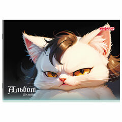 Альбом для рисования А4, 20 листов, скоба, обложка офсет, ПИФАГОР, 203&times;288 мм, &laquo;МИКС-1&raquo;, 107102