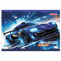 Альбом для рисования А4, 20 листов, скоба, обложка офсет, ПИФАГОР, 203&times;288 мм, &laquo;МИКС-1&raquo;, 107102