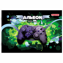 Альбом для рисования А4, 20 листов, скоба, обложка офсет, ПИФАГОР, 203&times;288 мм, &laquo;МИКС-2&raquo;, 107103