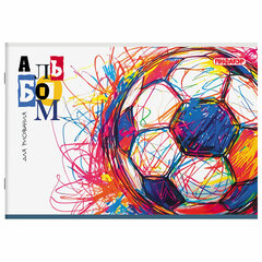 Альбом для рисования А4, 24 листа, скоба, обложка офсет, ПИФАГОР, 203&times;288 мм, &laquo;МИКС-1&raquo;, 107105