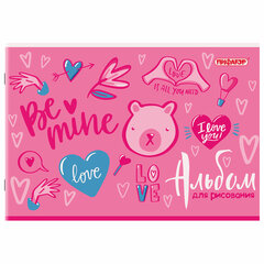 Альбом для рисования А4, 24 листа, скоба, обложка офсет, ПИФАГОР, 203&times;288 мм, &laquo;МИКС-1&raquo;, 107105