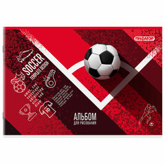 Альбом для рисования А4, 32 листа, скоба, обложка офсет, ПИФАГОР, 203&times;288 мм, &laquo;МИКС-1&raquo;, 107109